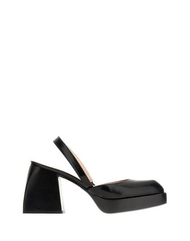 [해외직구] 23FW 노달레토 힐 펌프스 NO39165 BLACK GLASSED