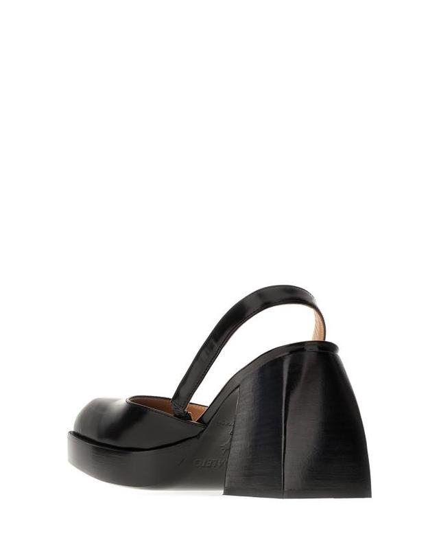 노달레토 [해외직구] 23FW 노달레토 힐 펌프스 NO39165 BLACK GLASSED 착용컷
