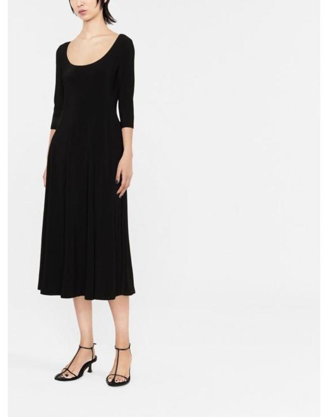 노르마카말리 [해외직구] 26SS 노마카말리 롱 원피스 KK2273PL145001 BLACK 착용컷