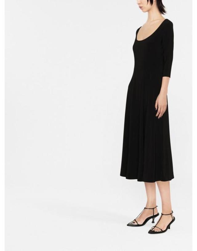 노르마카말리 [해외직구] 26SS 노마카말리 롱 원피스 KK2273PL145001 BLACK 착용컷