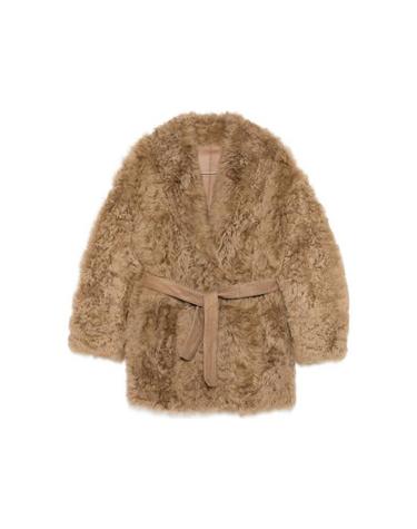 [해외직구] 25FW 누메로 10 무스탕 AURORA CAMEL BROWN