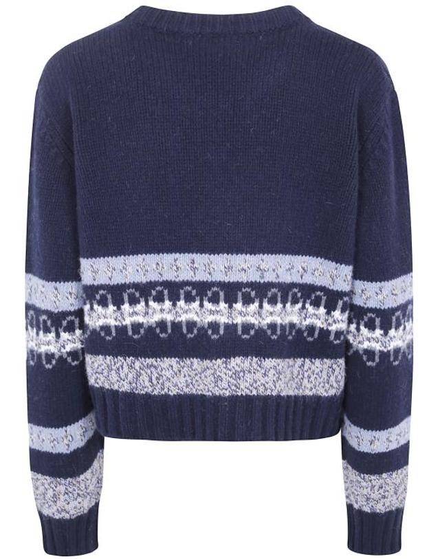 누어 [해외직구] 26FW 누어 스웨터 263FXB18001SP 10 NAVY SKY 착용컷