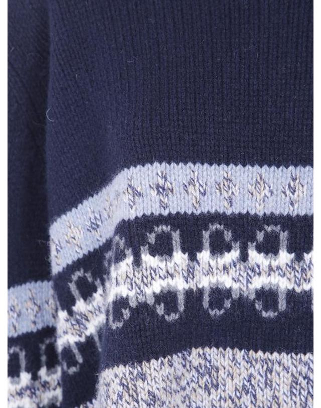 누어 [해외직구] 26FW 누어 스웨터 263FXB18001SP 10 NAVY SKY 착용컷
