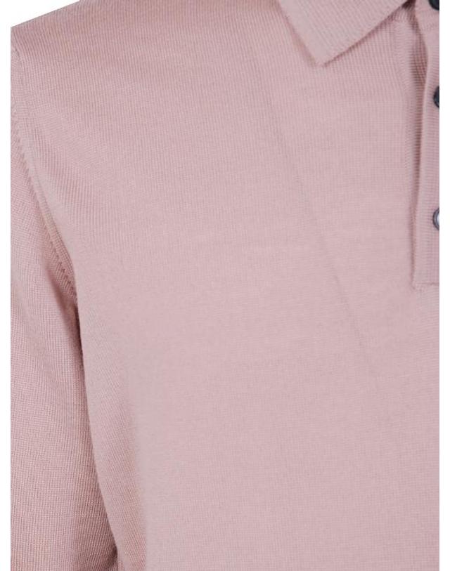 누어 [해외직구] 26FW 누어 폴로 티셔츠 263MYB01004 30 PINK PURPLE 착용컷