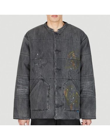 [해외직구] 26 FW 리버레이더스 페인트 스플래터 피니쉬 크루넥 760062203 L003 GRAY