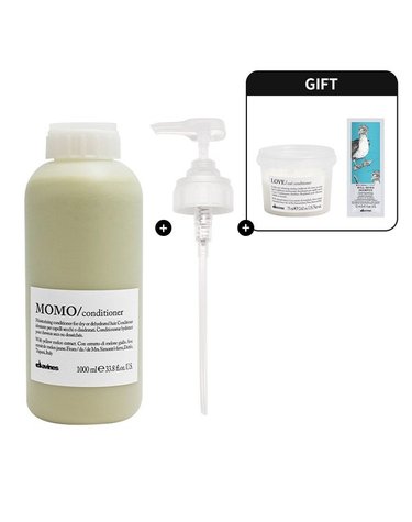 [갤러리아] [단독]모모 컨디셔너 1000ml (+러브 컬 컨디셔너 75ml, 웰빙 샴푸 12ml)