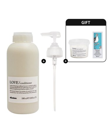 [갤러리아] 러브 컬 컨디셔너 1000ml (+컨디셔너 75ml, 샴푸 12ml)