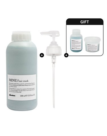 [갤러리아] [갤러리아 단독] 미누 헤어 마스크 1000ml (+미누 샴푸, 컨디셔너 75ml)