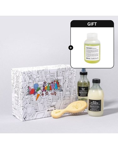 [갤러리아] 윤기 케어 선물세트(오아이 샴푸 280ml + 오일 135ml +브러쉬)+모모샴푸75ml