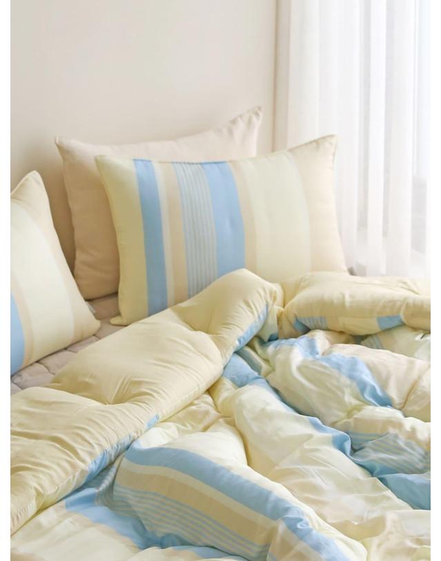 오리고 사계절 소프트 모달 차렵 이불 6color 2size 착용컷