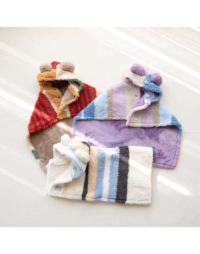 오리고 강아지 플리스 망토 블랭킷 3colors 2sizes 착용컷