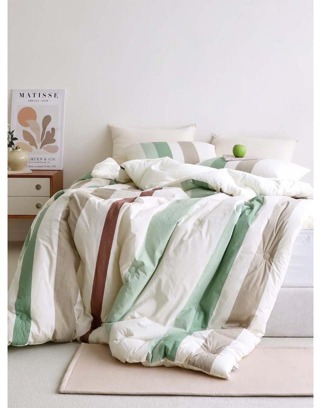오리고 고밀도 60수 바이오워싱 프리미엄 차렵이불 사계절/극세사 2size 3color 착용컷