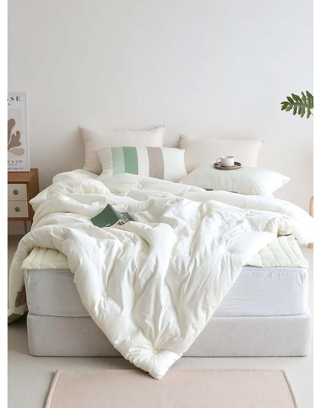 오리고 고밀도 60수 바이오워싱 프리미엄 차렵이불 사계절/극세사 2size 3color 착용컷