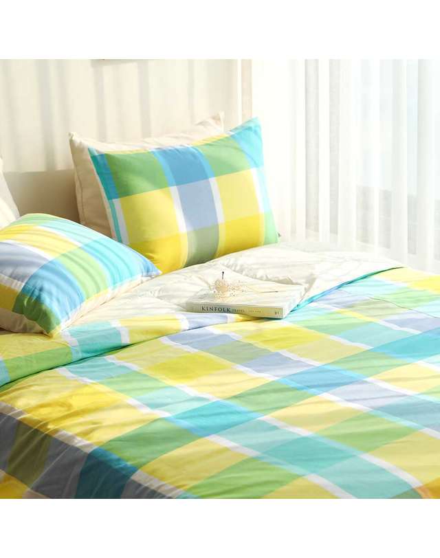 오리고 사계절 호주산 양모 순면 차렵이불 4color 착용컷