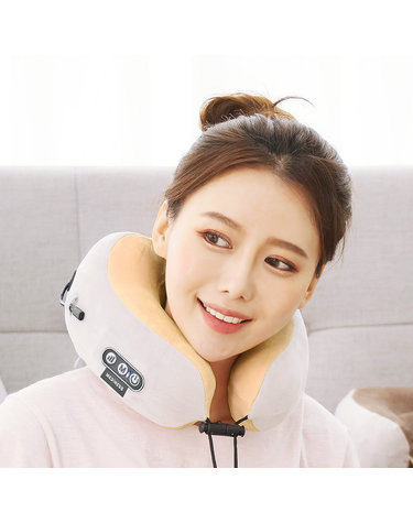 여행용 목베개 메모리폼 무선 마사지기 낮잠 쿠션 안마기 소울메이트 MD-001
