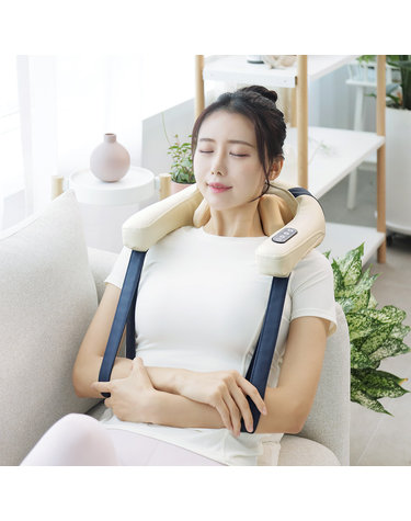 포유넥 무선 온열 목 어깨 승모근 마사지기 부모님선물 어버이날 등 허리 허벅지 MVP-705
