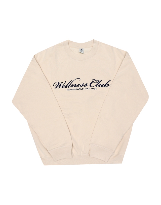 스포티앤리치 [스포티앤리치 SPORTY&RICH] ST071620081CR01 CREAM 공용 맨투맨 착용컷