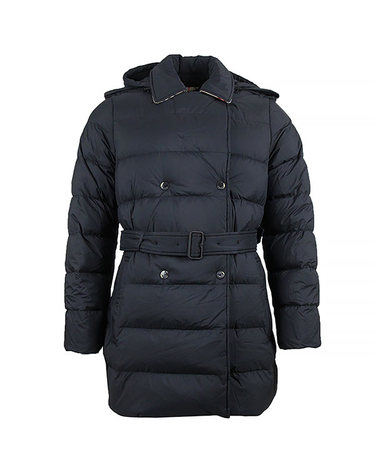 [엘원] 26FW 버버리 미드 렝스 구스 다운 패딩 8131874 블랙