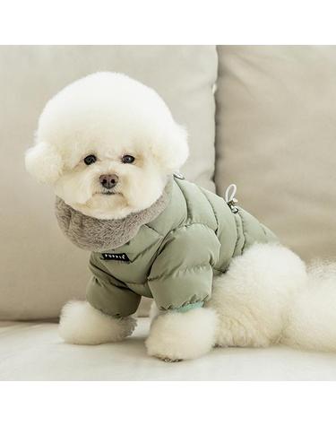 퍼피아 마쉬멜로우 하네스 패딩