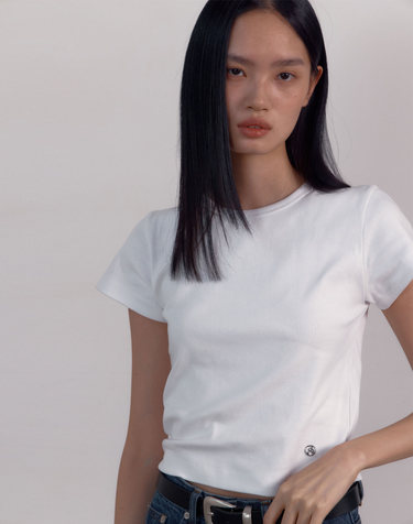 [23차] Symbol Slim 90s T-Shirts (White)