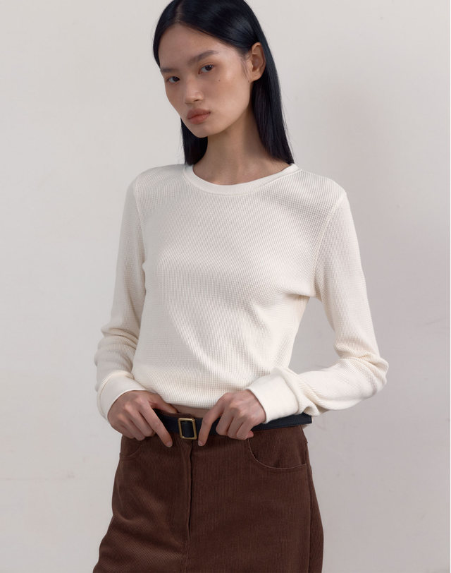 38컴온커먼 20mm Opal Leather Brass Belt (Gold) 착용컷
