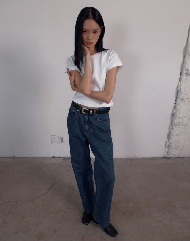 38컴온커먼 [23차] Symbol Slim 90s T-Shirts (White) 착용컷