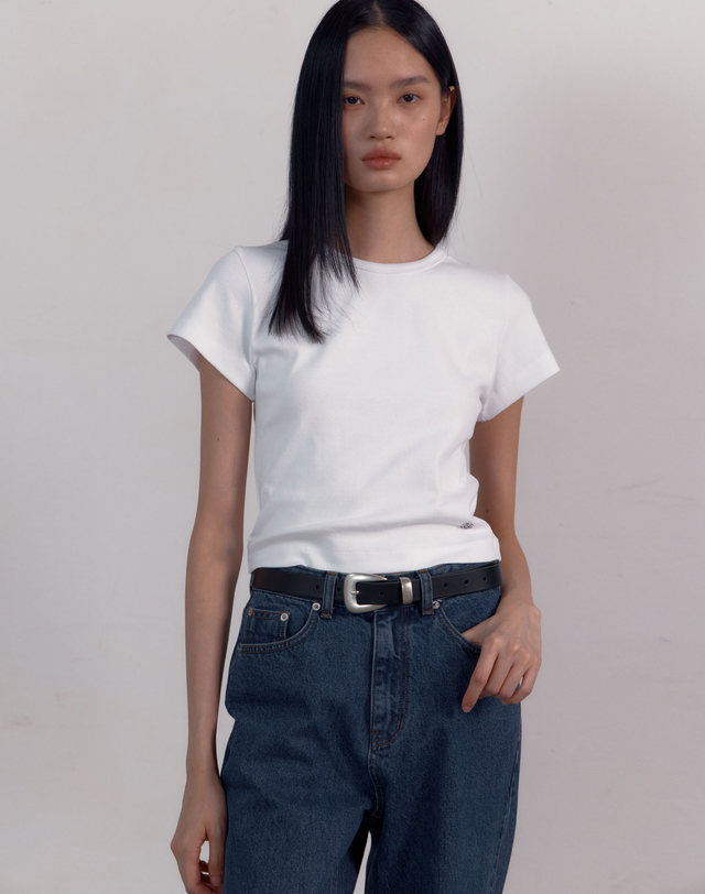 38컴온커먼 [23차] Symbol Slim 90s T-Shirts (White) 착용컷