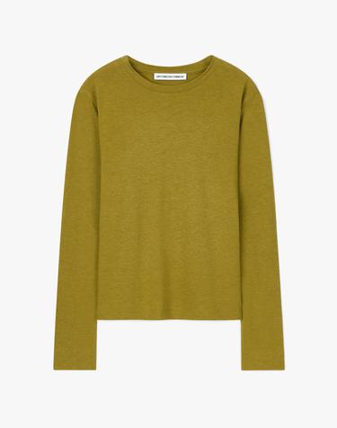 [2차] Tencel Long Sleeve T-Shirts (Olive)