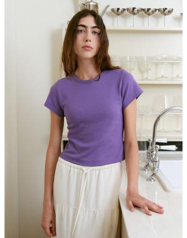 Slim 90s T-Shirts (Purple)