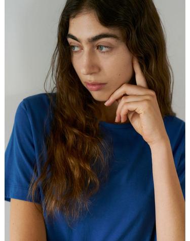 Regular Light Cotton T-Shirts (Blue)