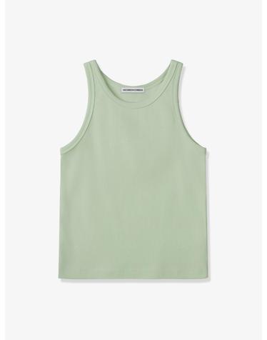 Slim Rib Cotton Sleeveless (Mint)