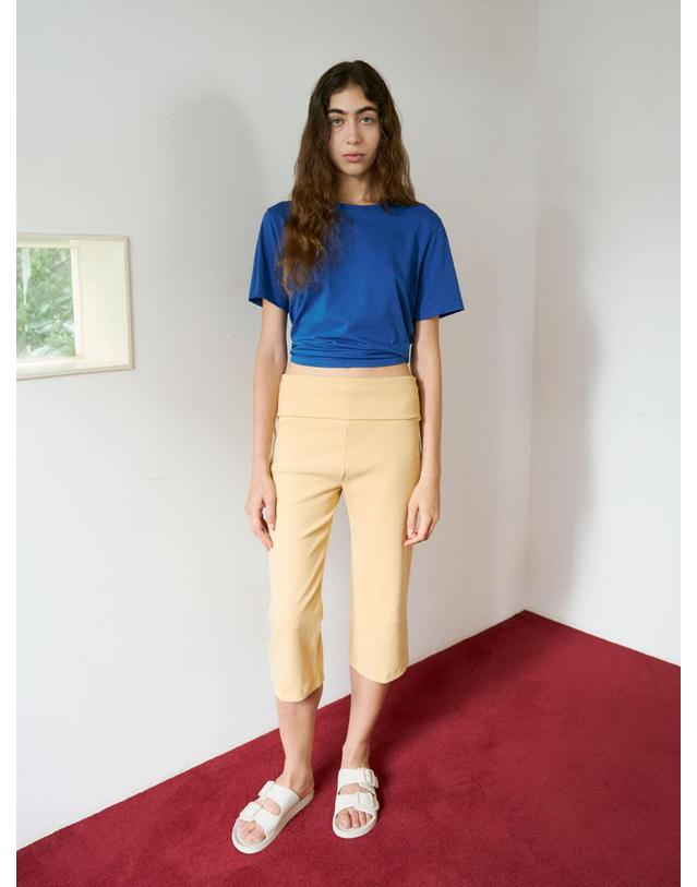 38컴온커먼 Regular Light Cotton T-Shirts (Blue) 블루 착용컷