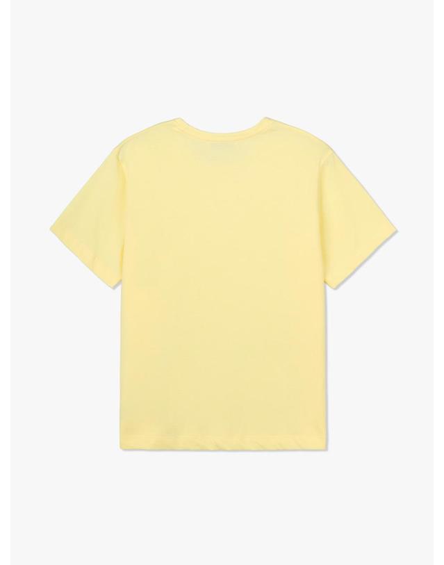 38컴온커먼 Regular Light Cotton T-Shirts (Lemon) 레몬 착용컷