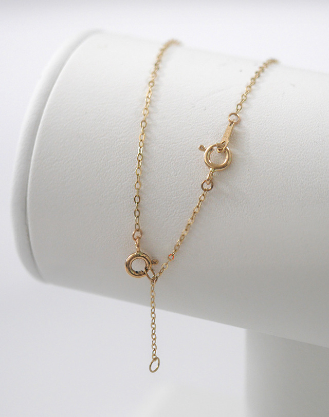 하리쥬얼리 14K/18K 심플 연결 연장 체인 5cm 착용컷
