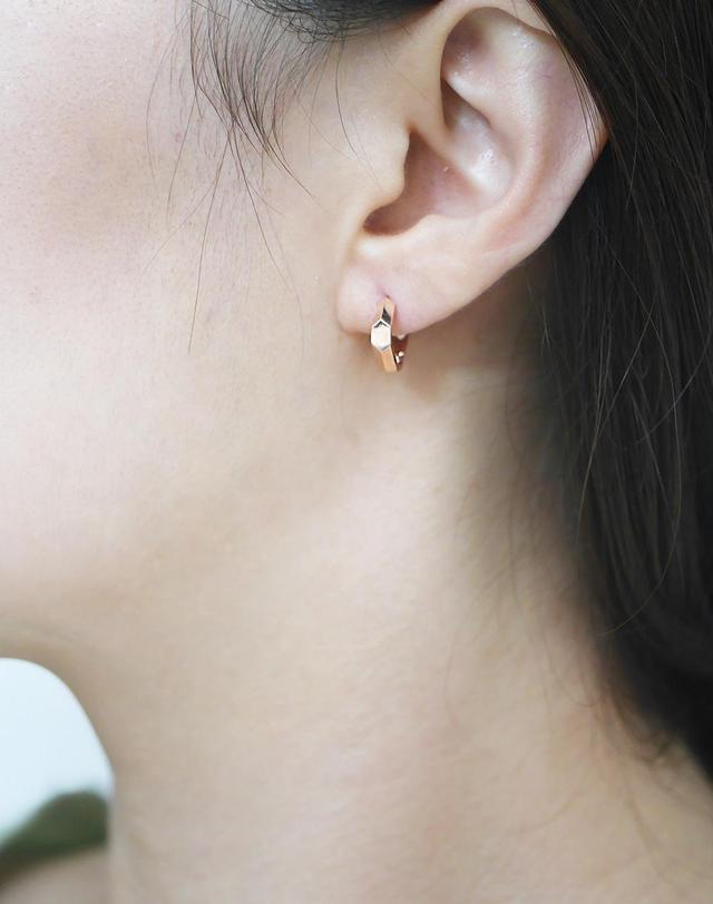 하리쥬얼리 14K/18K 하리 원터치 귀걸이 착용컷