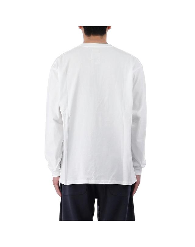 나나미카 26SS 나나미카 OOAL 그래픽 롱 슬리브 S25FT005E OFFWHITE 착용컷