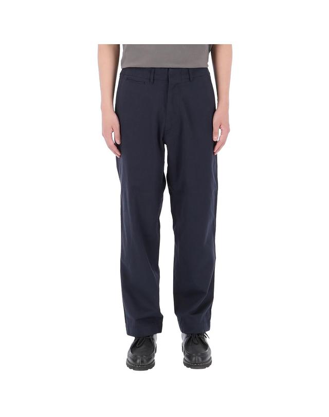 나나미카 26SS 나나미카 와이드 치노 팬츠 SUCS401E NAVY 착용컷