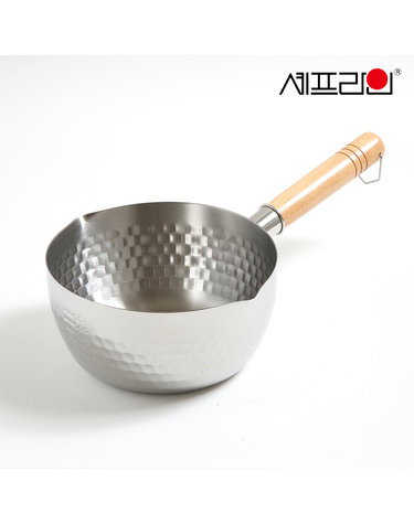 셰프라인 스테인레스 IH 함마톤편수냄비 18cm(인덕션겸용)