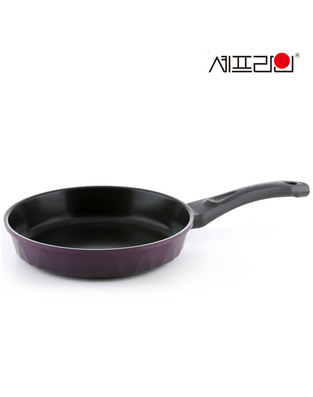 셰프라인 셰프라인 에코라이트 세라믹 프라이팬 (보라) [26cm] 착용컷
