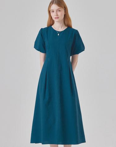 백 밴딩 시어서커 원피스_M6M1OP3550