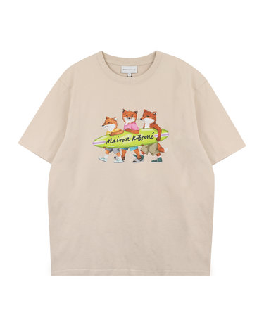 메종키츠네 서핑 폭스 남성 컴포트 반팔 티셔츠 MM00120-KJ0118-P205