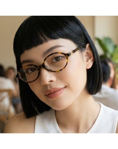 미우미우 리가드 안경테 VMU01X VAU1O1 허니 하바나 명품 뿔테 라운드 호피