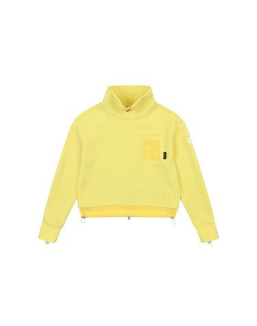 [온오프골프웨어] 여성 오버핏 크롭 티셔츠 OF9103LA_YELLOW