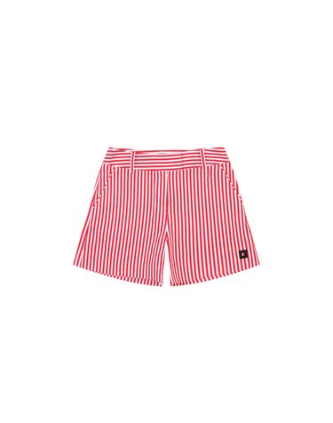 [온오프골프웨어] 여성 스트라이프 코튼 반바지 OF5713LA_RED