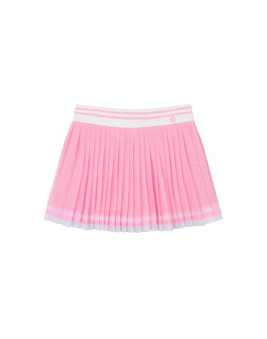 [온오프골프웨어] 여성 이중 메쉬 플리츠 큐롯 OF4063LA_PINK