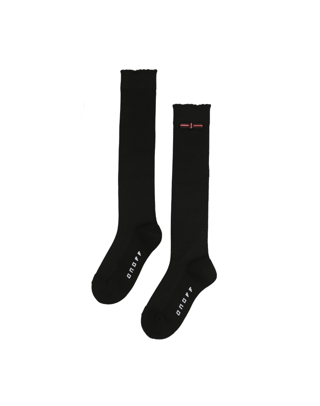 온오프 골프웨어 [온오프골프웨어] 여성 니삭스 OF8043LA_BLACK 착용컷