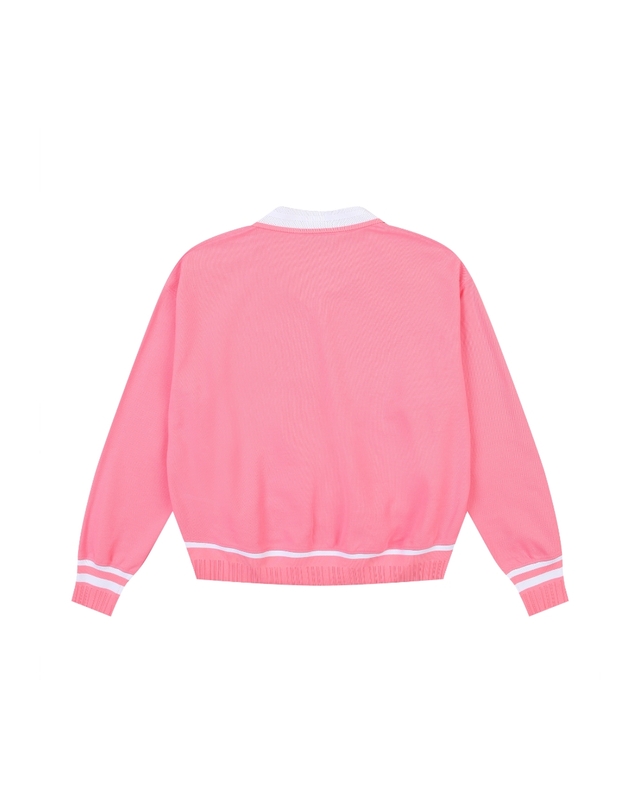 온오프 골프웨어 [온오프골프웨어] 여성 스카시 루즈핏 맨투맨 OF9003LA_PINK 착용컷