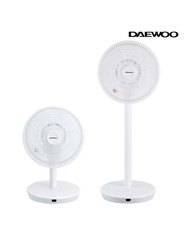 대우전자 [대우] 써큘레이터형 키높이 조절 선풍기 DEF-CD710 착용컷