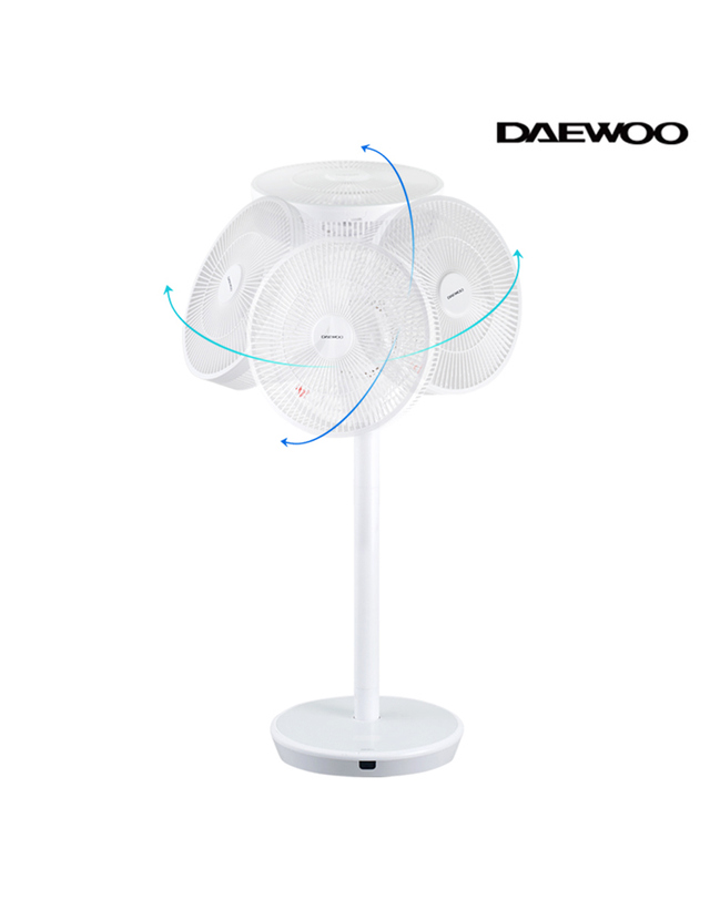 대우전자 [대우] 써큘레이터형 키높이 조절 선풍기 DEF-CD710 착용컷