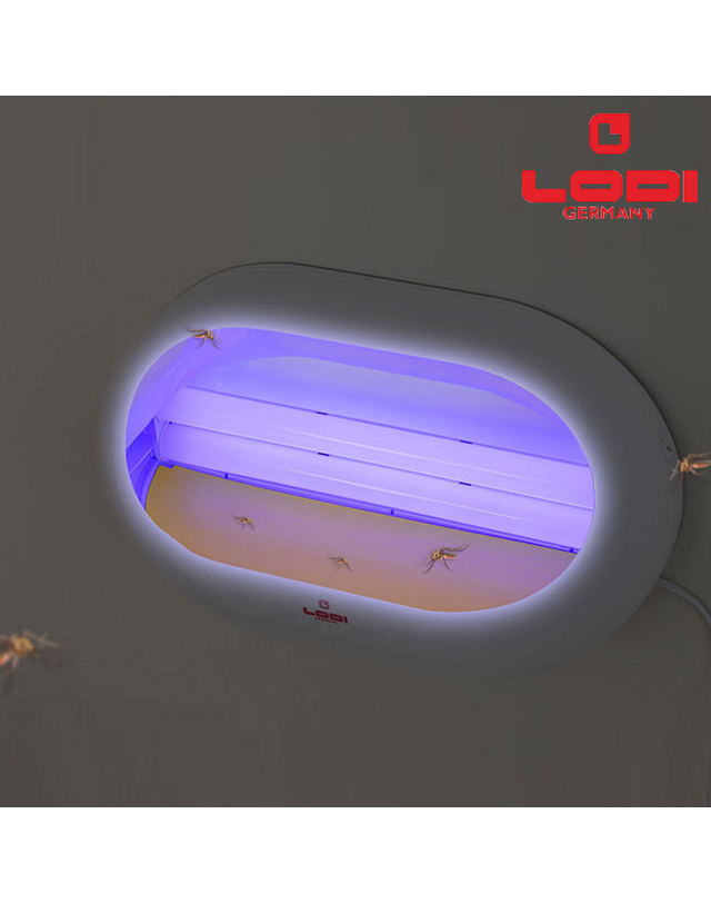 로디 [로디] 끈끈이 트랩 LED 포충기M2-B820+끈끈이 카트리지 3장 착용컷